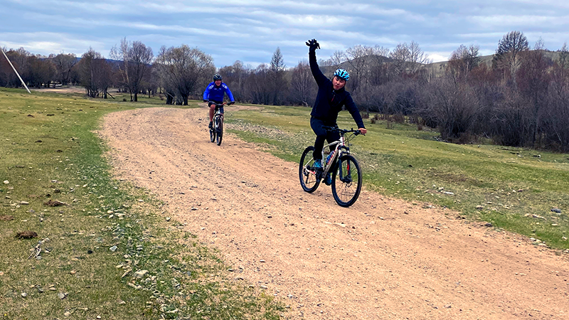 Cycling fun in Mongolia